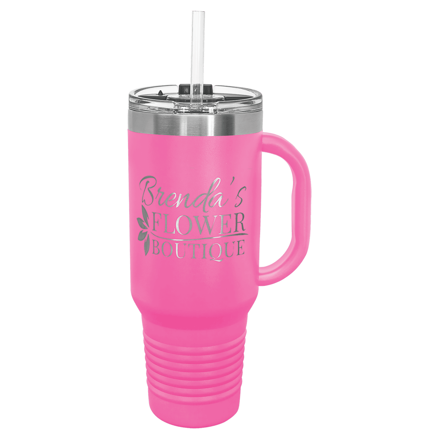 Polar Camel 40 oz Travel Mug with Snap Lid Straw