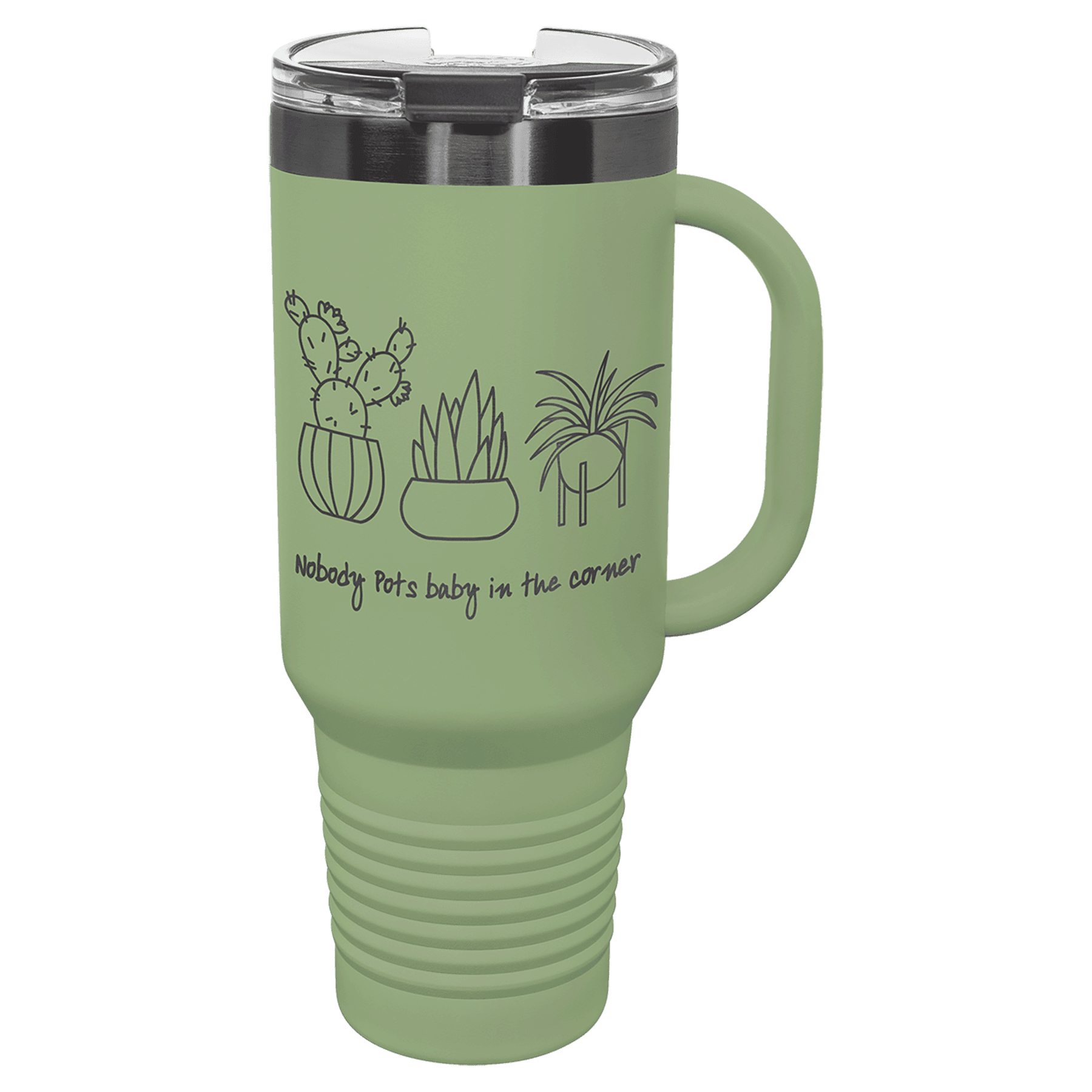 Polar Camel 40 oz Travel Mug with Snap Lid Straw