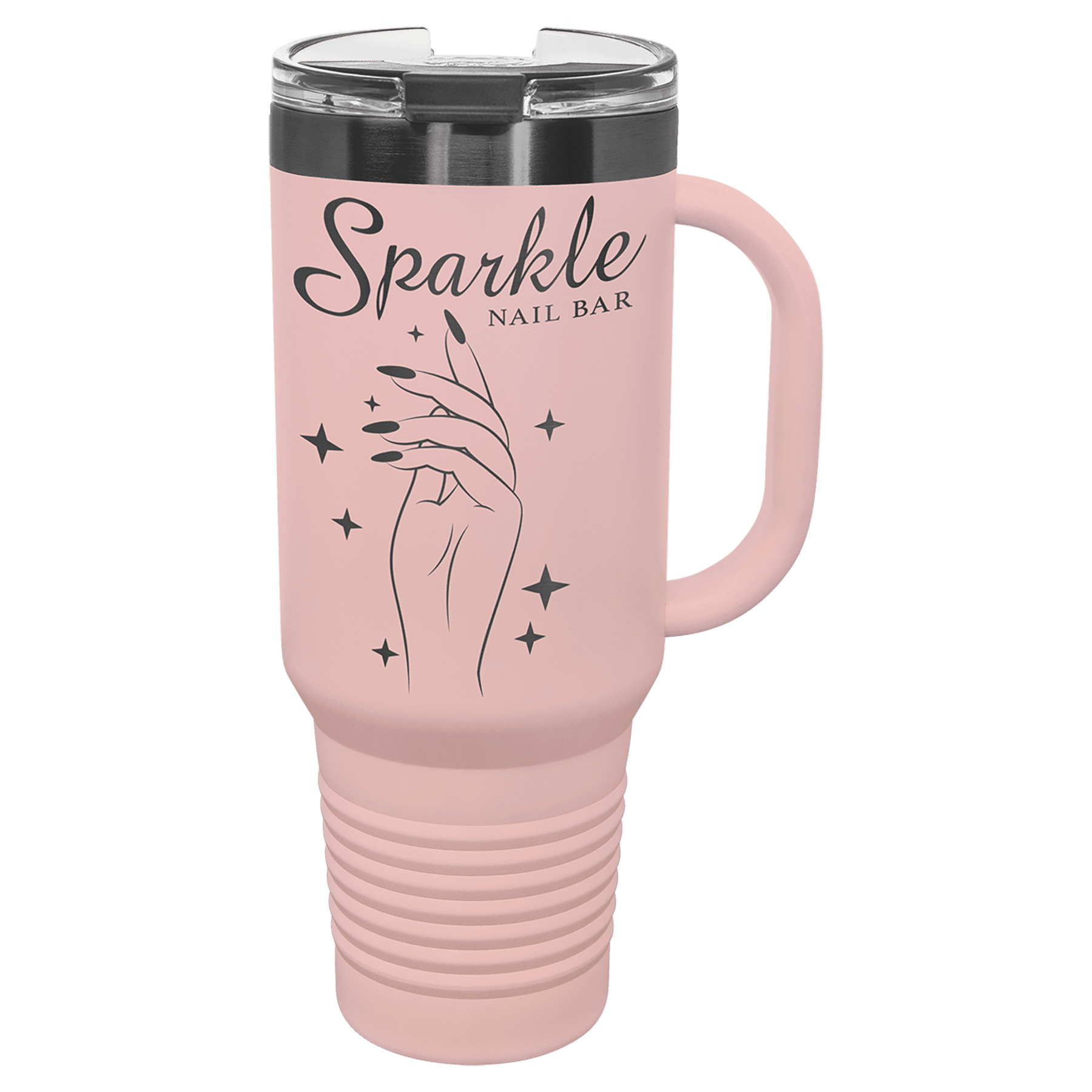 Polar Camel 40 oz Travel Mug with Snap Lid Straw