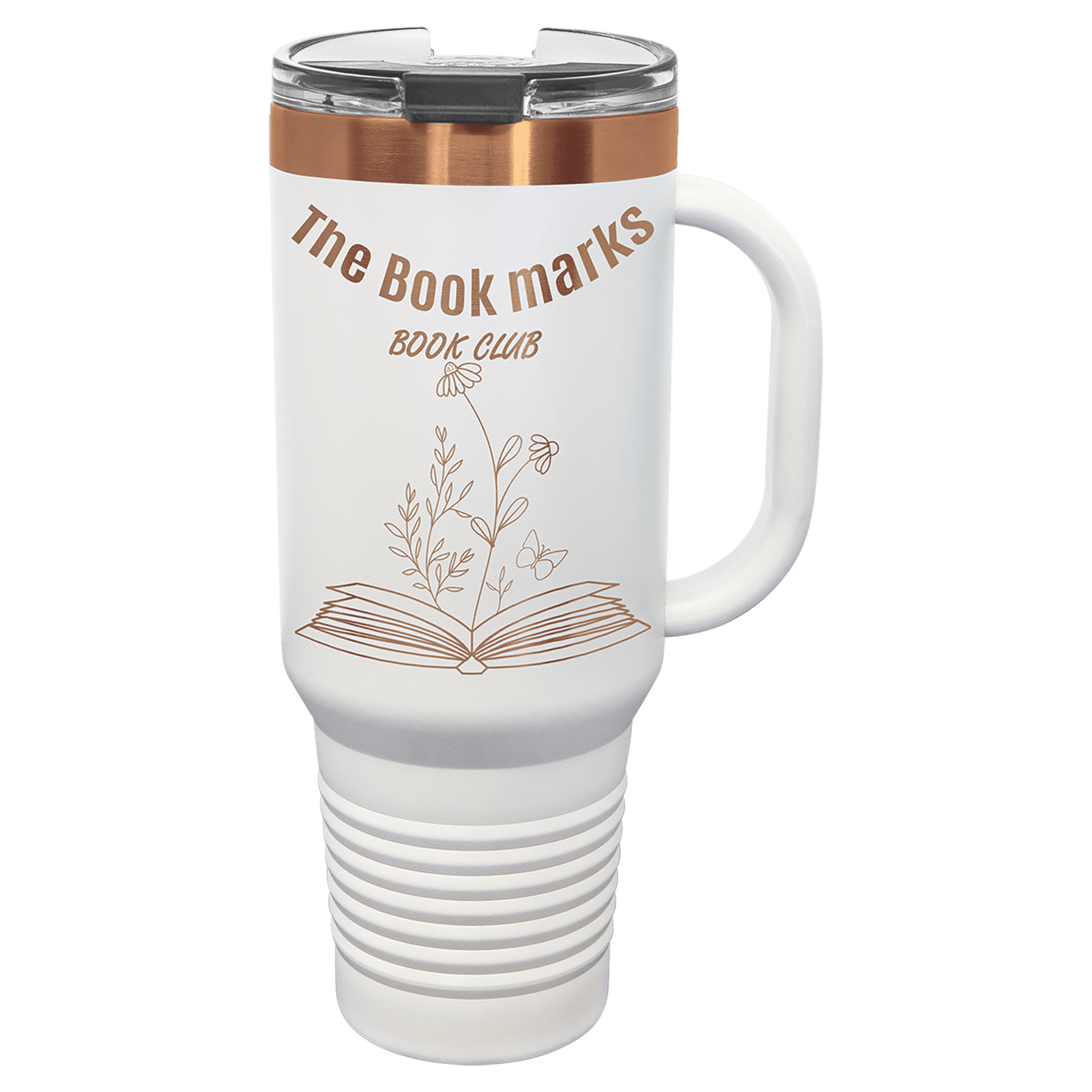 Polar Camel 40 oz Travel Mug with Snap Lid Straw