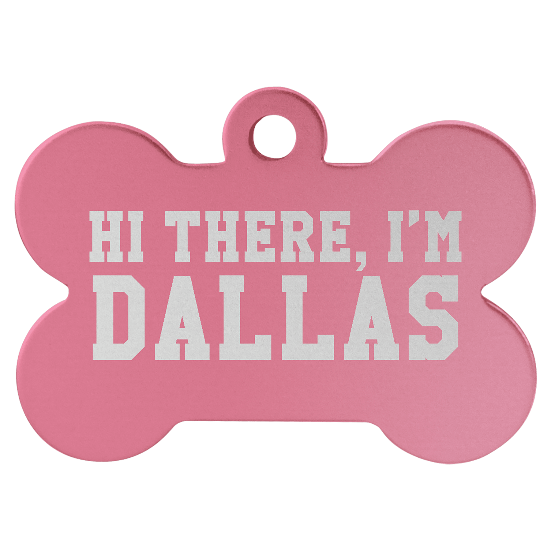 Shaped Pet Tag