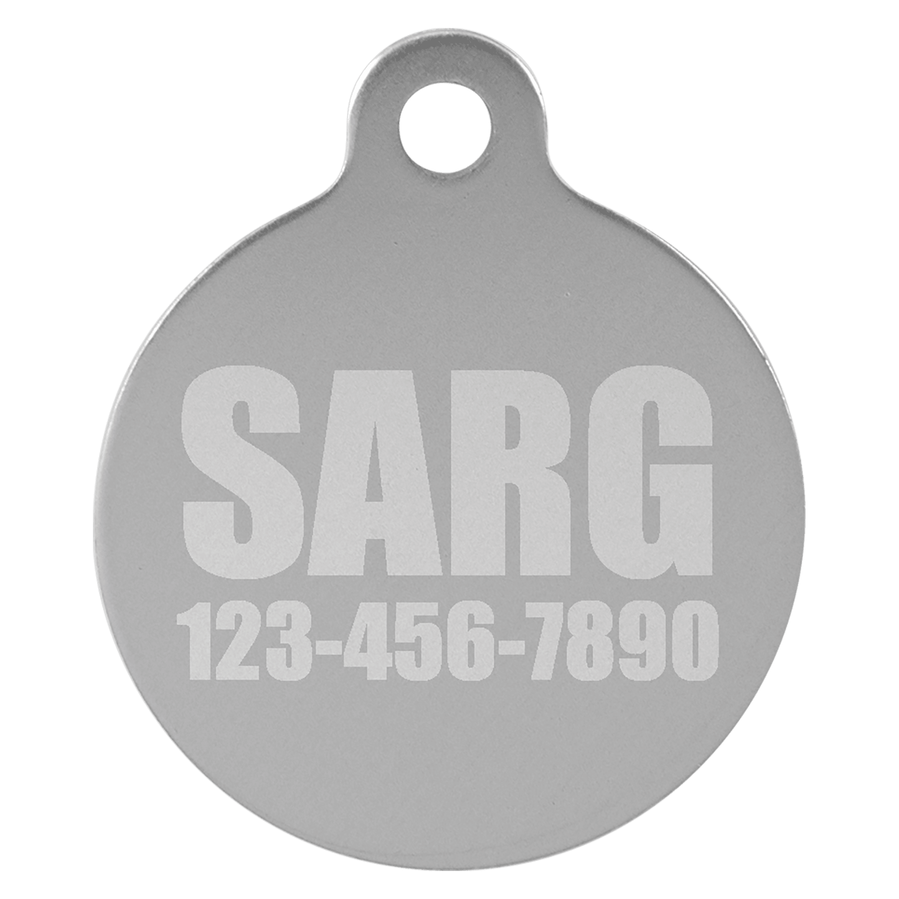 Shaped Pet Tag