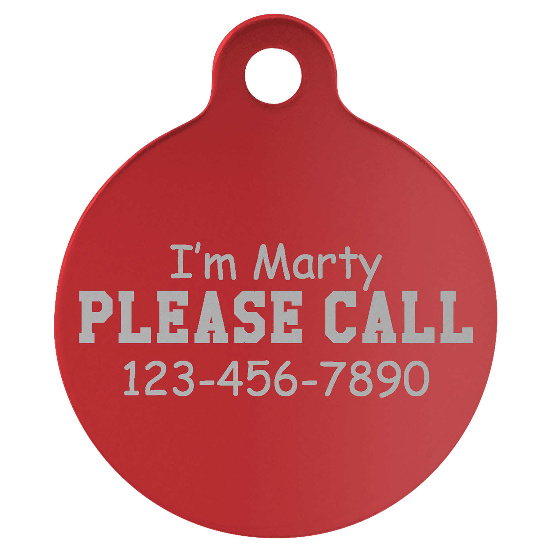 Shaped Pet Tag