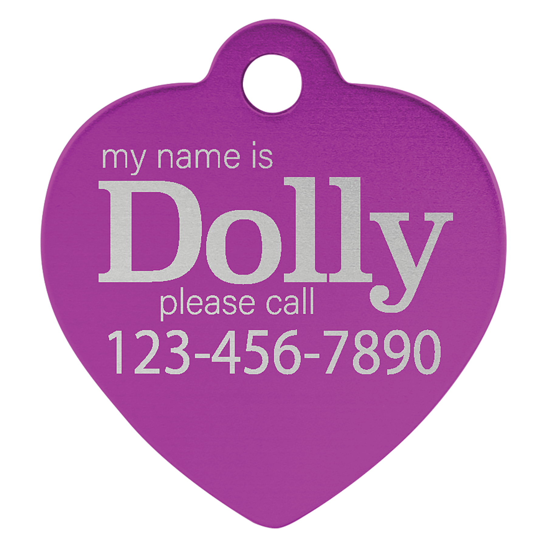 Shaped Pet Tag