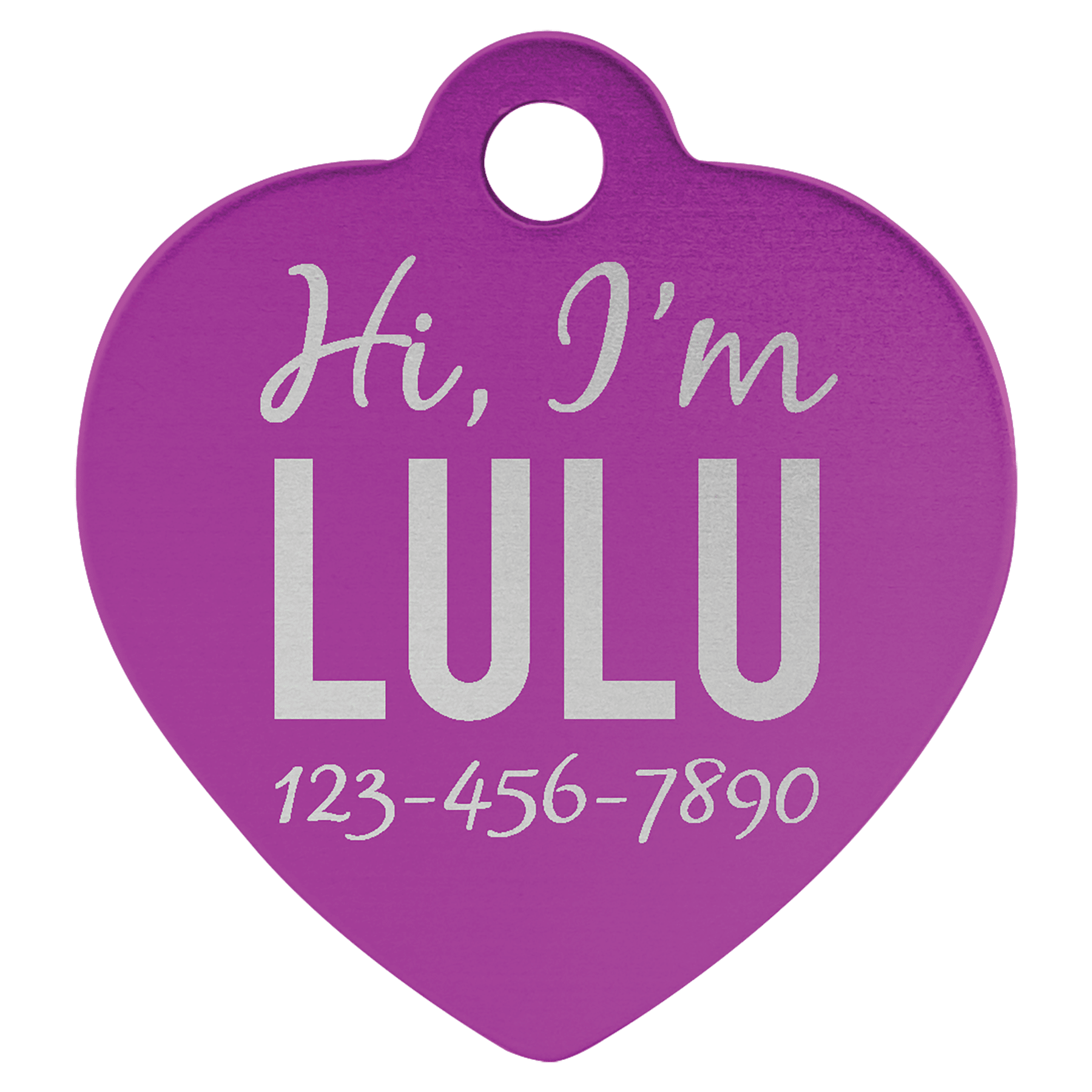 Shaped Pet Tag