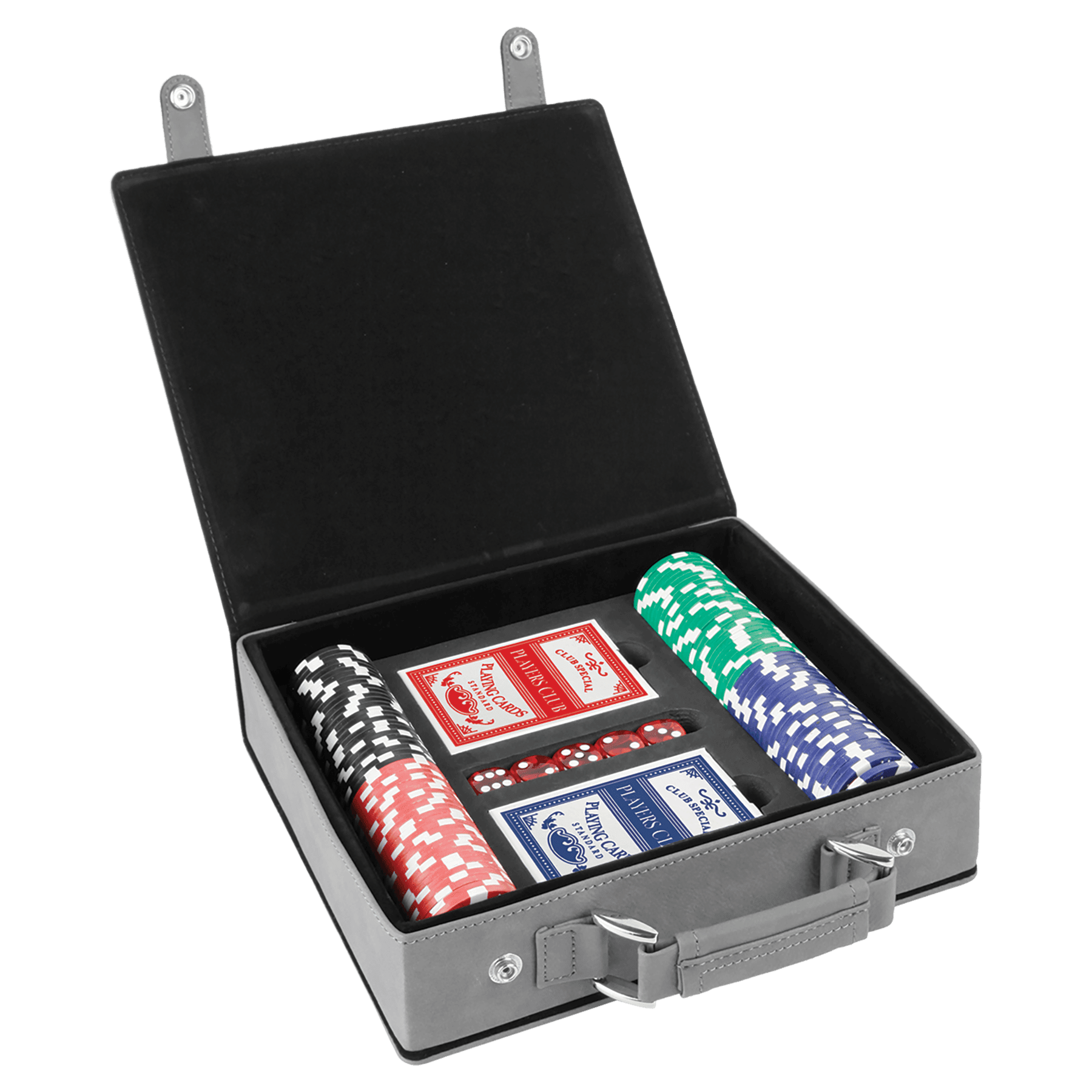 Leatherette 100 Chip Poker Set