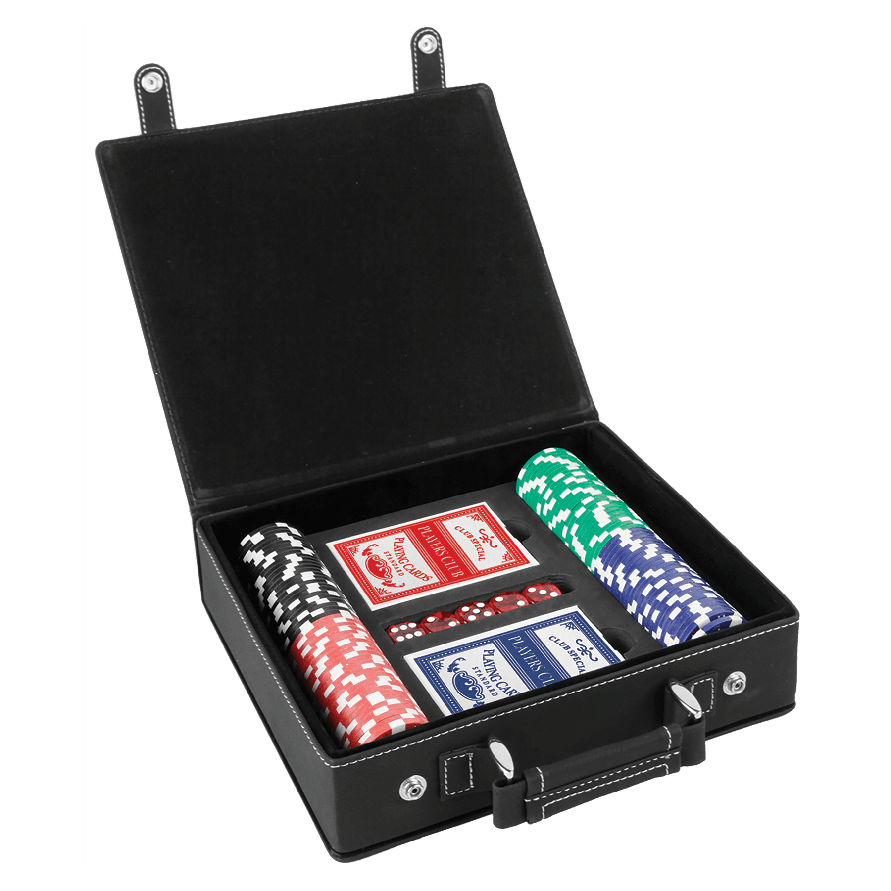 Leatherette 100 Chip Poker Set