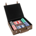Leatherette 100 Chip Poker Set