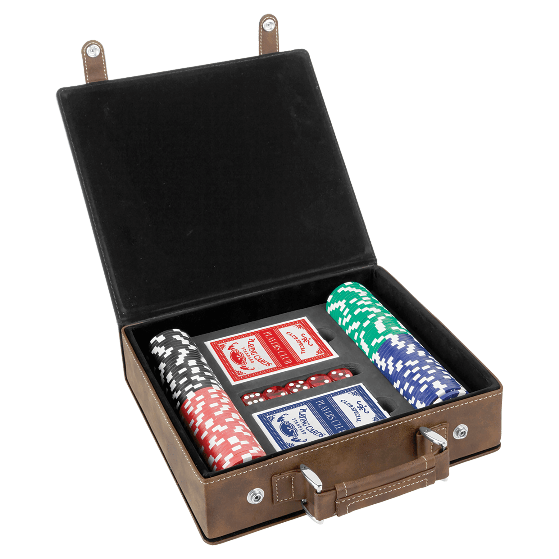 Leatherette 100 Chip Poker Set