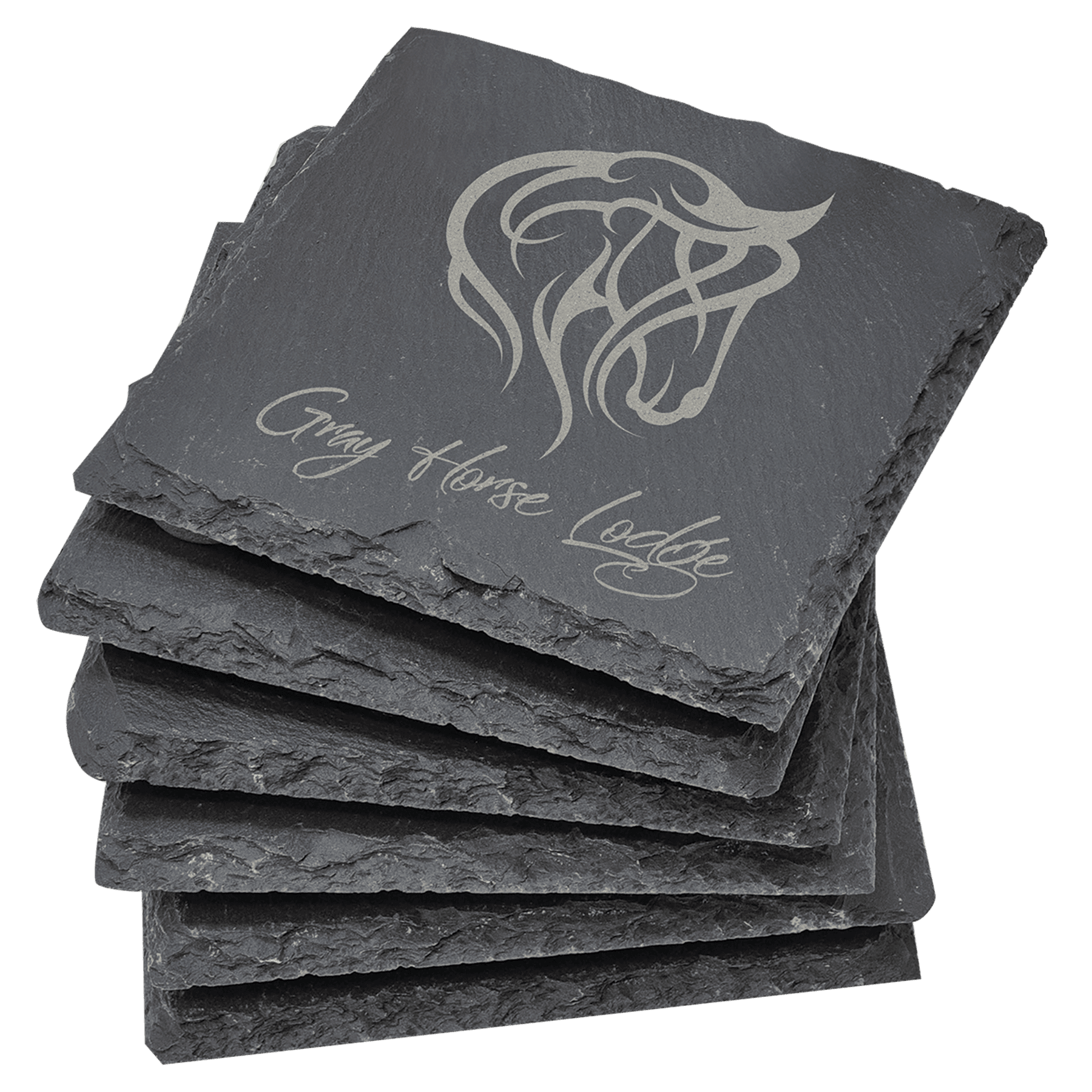 Slate Coaster 6 Piece Set