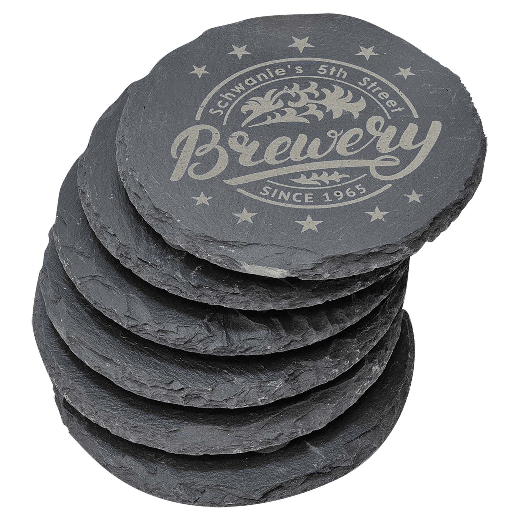 Slate Coaster 6 Piece Set