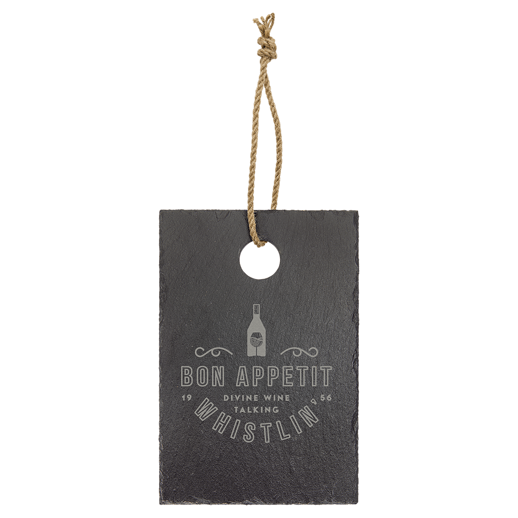 Rectangle Slate Board with Hanger String