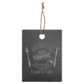 Rectangle Slate Board with Hanger String