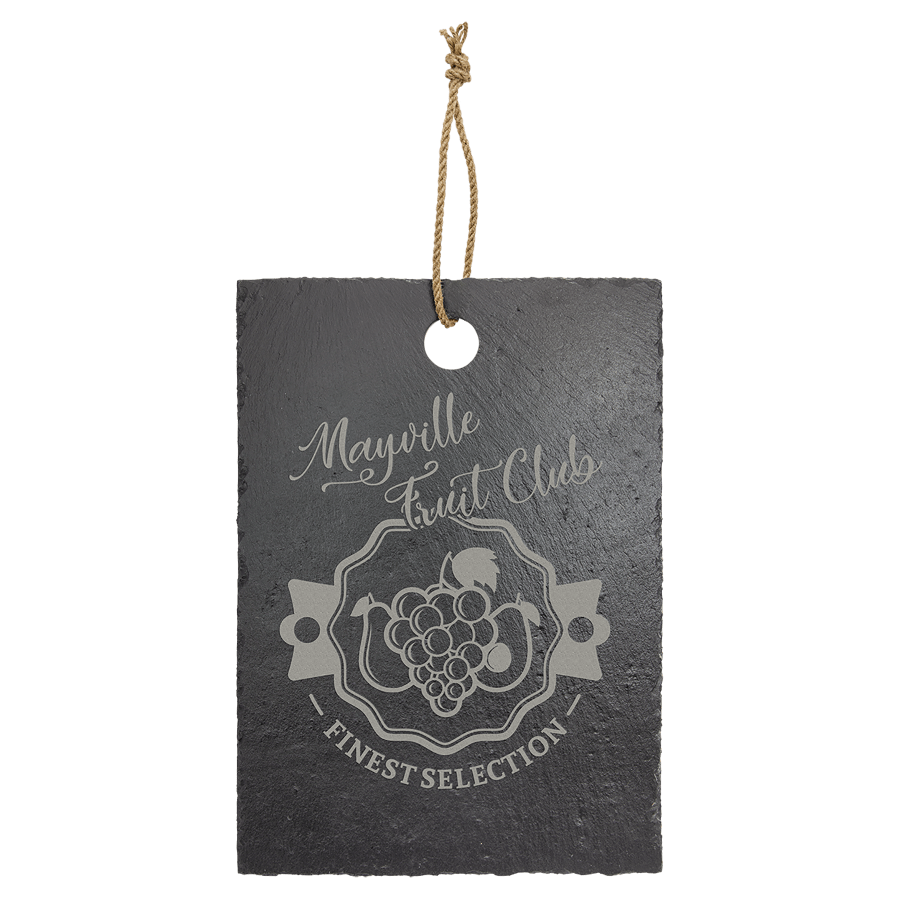 Rectangle Slate Board with Hanger String
