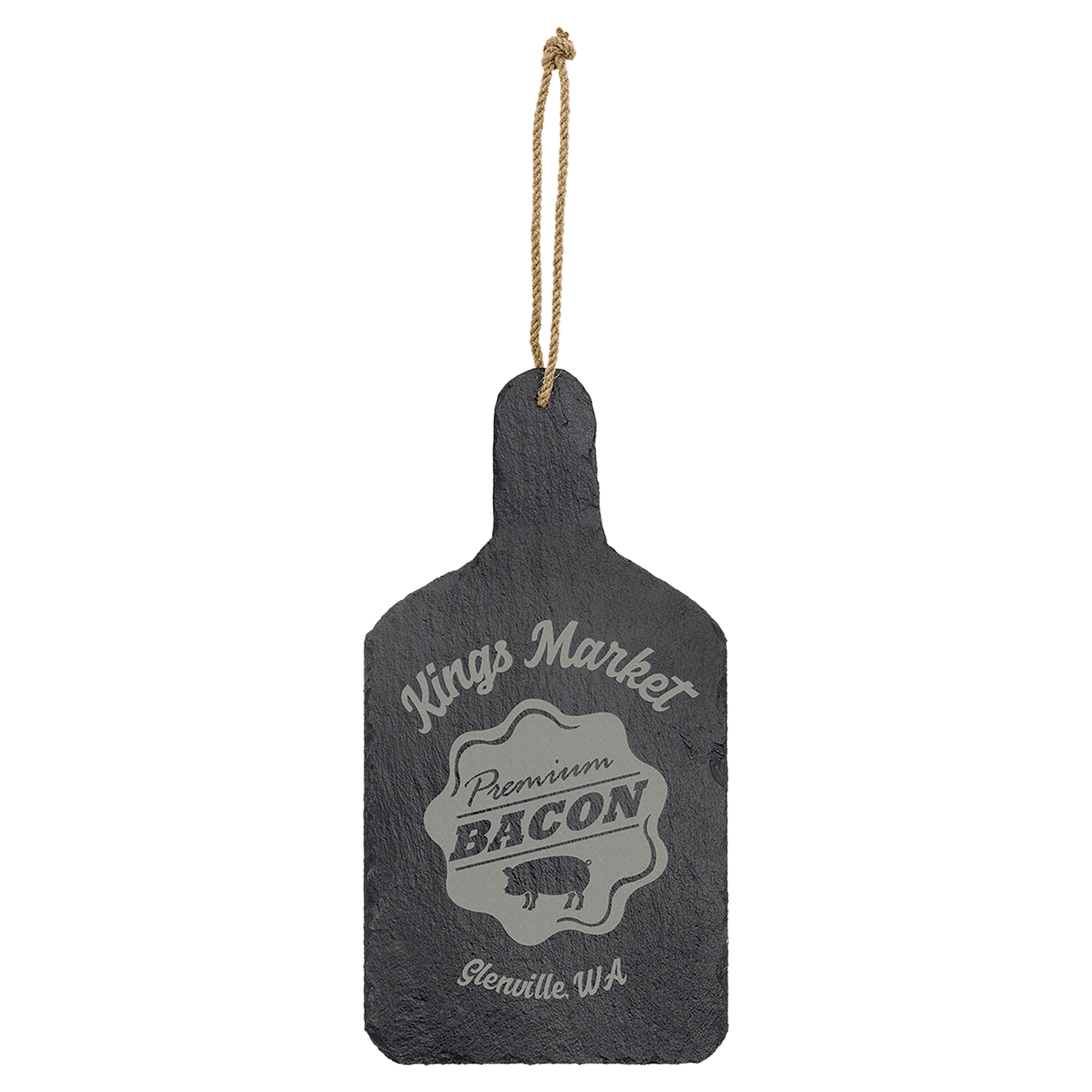 Rectangle Slate Board with Hanger String