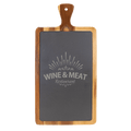 Acacia and Slate Cutting Board