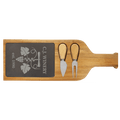 Acacia and Slate Serving Board with Tools