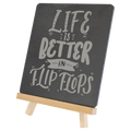 Slate Board with Wood Easel
