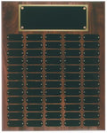 Genuine Walnut Completed Perpetual Plaque